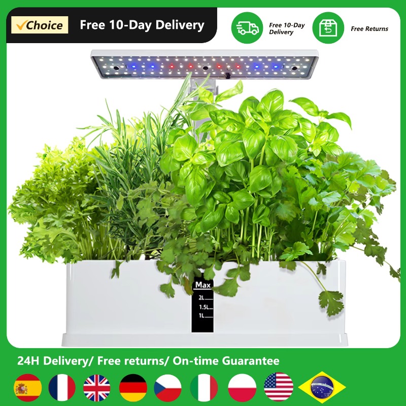 Smart Garden System - 9 Bölmeli Akıllı Hidroponik Yetiştirme Sistemi