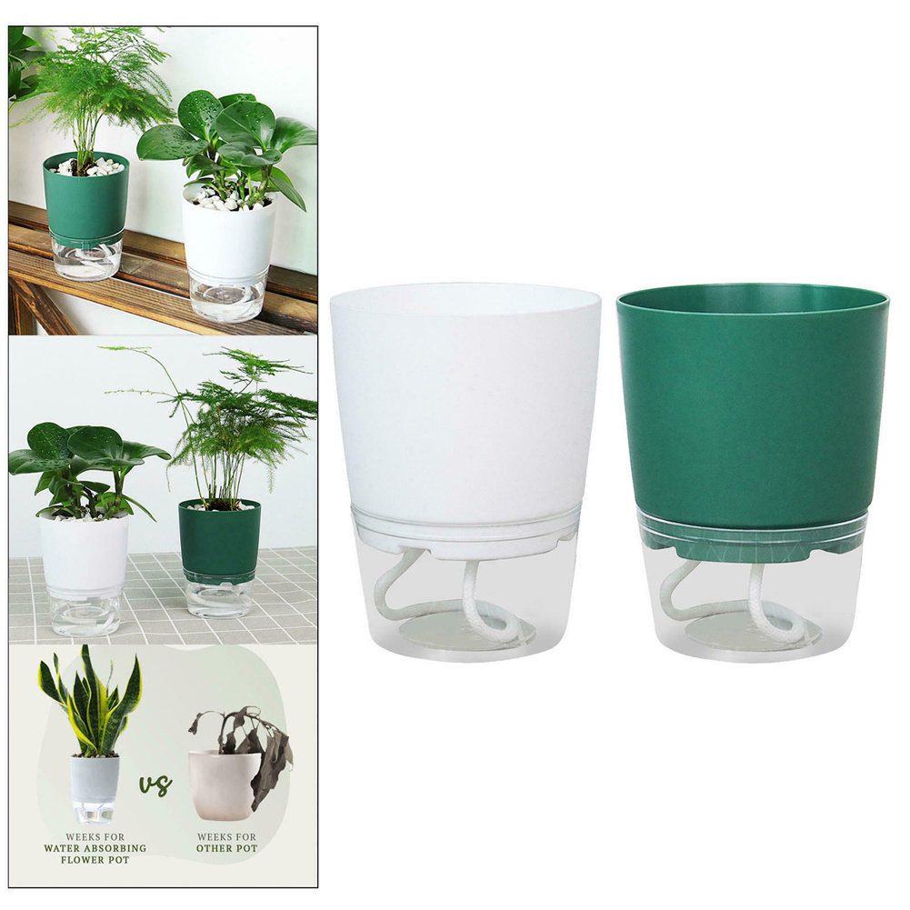 Hydroponic Tower - Tembel hidroponik saksı otomatik su emici
