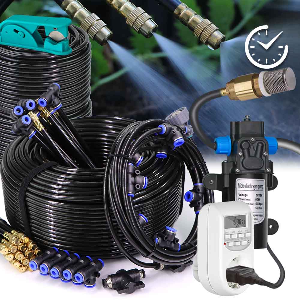 Smart Garden System - 60w kendinden emişli pompa Misting soğutma