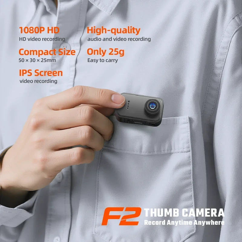 F2 Mini 1080P HD Başparmak Kam - Garden Camera incelemesi ve fiyatı