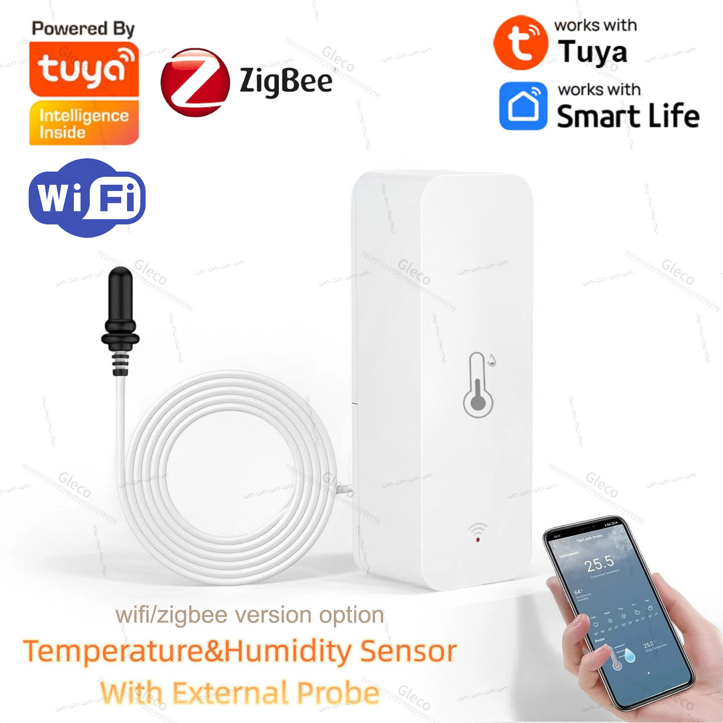 Tuya Wifi Zigbee Sıcaklık ve N - Plant Monitor incelemesi ve fiyatı